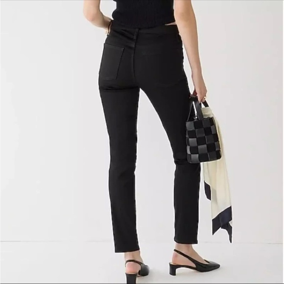 NWT J. Crew 9" Vintage Slim Straight Jeans in true black P23 . - Picture 1 of 5